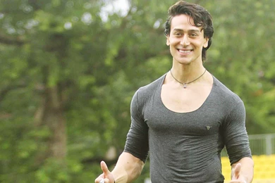 Smiling Indian Actor Tiger Shroff