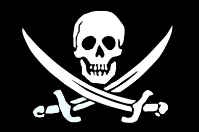Jolly Roger Pirate Skull Black And White Android Wallpapers Free ...