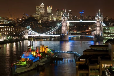 London Bridge At Night Hd Desktop Wallpapers Hd Desktop Wallpapers ...