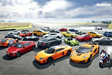 Top Gear Stig Jeremy Clarkson McLaren MP4 12C Noble M600 Bowler ...