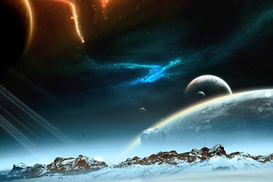 Universe And Planets Digital Art Wallpapers 1024x768 NO.17 Desktop ...