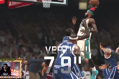 Lebron James Poster Dunk On Bill Russell On MyTeam Nba 2k15 ...
