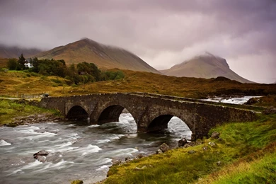 Scottish River Bridge Wallpaper, Giving Milton Credit For ...