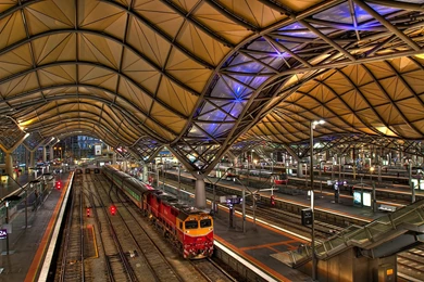 Cross, Train, Station, Melbourne, Australia, High, Definition ...