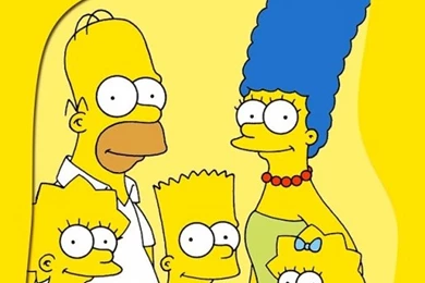 The Simpsons In Yellow iPhone HD Wallpapers