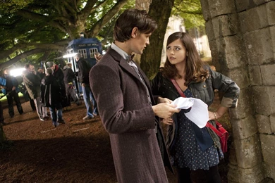 BBC Latest News   Doctor Who   Matt Smith And Jenna Louise Coleman ...
