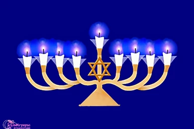 Hanukkah Candle Clip Art Pictures   New Year Greetings Cards