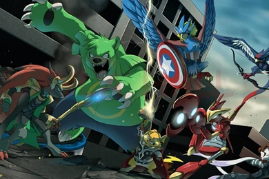Man Thor Scizor Loki Crossovers Avengers Ursaring Wallpapers