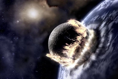 Planetary Collision Wallpapers