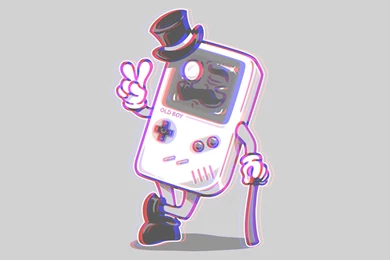 Download Wallpapers 2560x1440 Gameboy, Anaglyph, 3d Mac iMac 27 HD ...