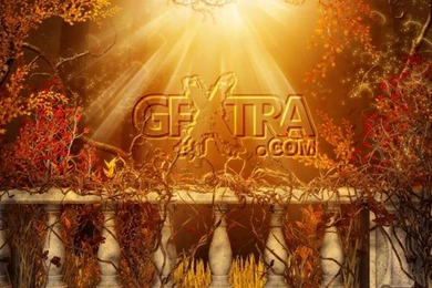 Beautiful Autumn Gothic Backgrounds 9, 12xJPG » Vector, Photoshop ...