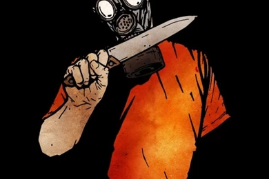 iPhone 4   Dark/Gas Mask   Wallpapers ID: 618726