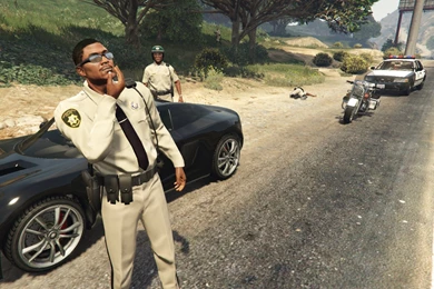 Ignore The Dead Cop In The Backgrounds   GTA V Galleries   LCPDFR.com