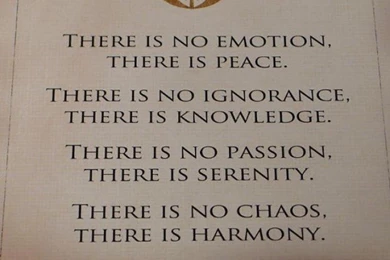 Living By The Jedi Code << Amen