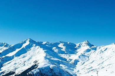 Alps Ski Resort 01 iPhone 6 Wallpapers