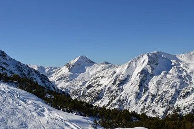 Download Wallpapers 2560x1440 Ski Resort, Peaks, Snow, Landscape ...