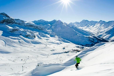 Ski Slopes Winter 4K Wallpapers