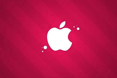 Hot Apple Logo Pink