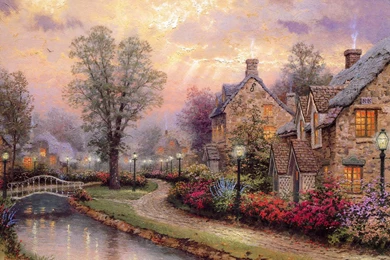 Thomas Kinkade Wallpapers >> Backgrounds With Quality HD