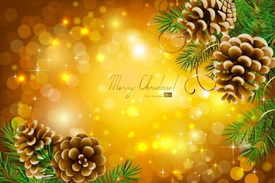 Beautiful Christmas Backgrounds 03 Vector Free Vector / 4Vector