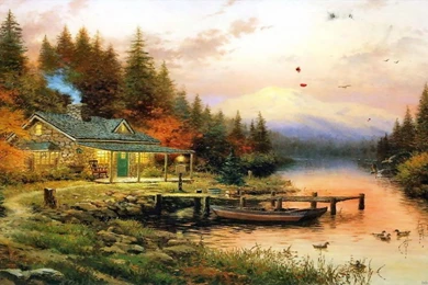 Free Thomas Kinkade Wallpapers