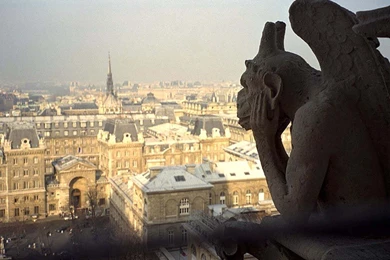 Visual Paradox   Free 3D Wallpaper: 'Gargoyle' 1024x768