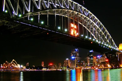 Sydney Harbour Bridge Night Wallpapers