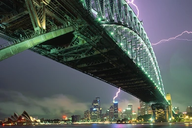 Sydney, Australia, Harbor, Lightning, New South Wales, Sydney ...