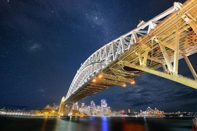 Sydney Harbour Bridge Harbour World Australia Bridge Sydney HD ...