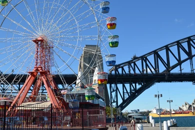 Sydney Cities Australia Sydney Harbour Bridge Bridge Ferris Wheel ...