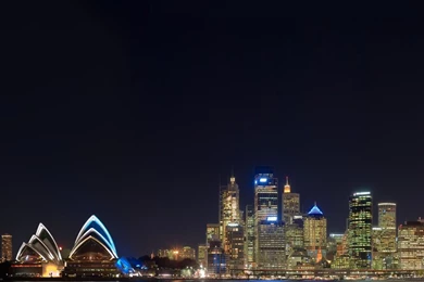 Buildings & City: Sydney Harbour Bridge Night, Picture Nr. 22745