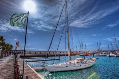 Sailboat Harbor Wallpapers