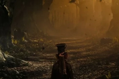 Wallpaper: Alice In Wonderlan, 3D, Movie, Mad Hatter, Forest ...