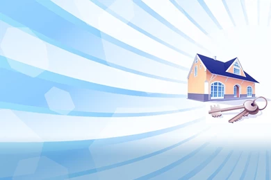 Free House With Key Security Backgrounds For PowerPoint   Business ...