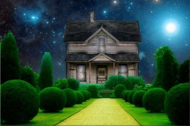 Premade Night House Backgrounds By LadyOfManyArtForms On DeviantArt