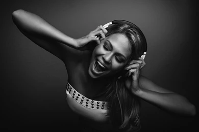Girl With Headphones HD Music Wallpapers