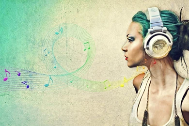 HD Music Girl With Headphones Wallpapers 1080p Full Size ...