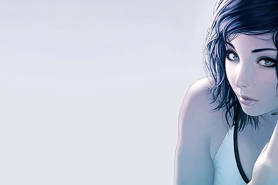 Download Wallpapers, Download 1024x768 Girl Headphones Headphones ...