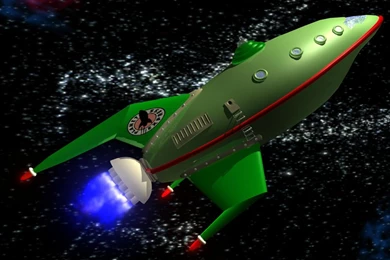 Futurama Planets Ships Planet Express Ship