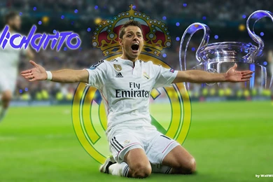 Javier Chicharito Hernandez UCL 2015 Real Madrid Wallpapers