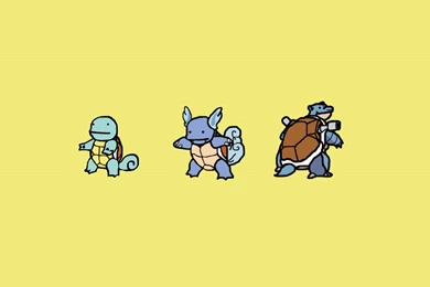 Blastoise Pokemon Squirtle Wartortle Wallpapers   (