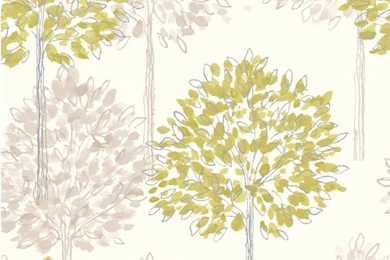 Spring Greens: 10 Green Wallpapers Decorating Ideas