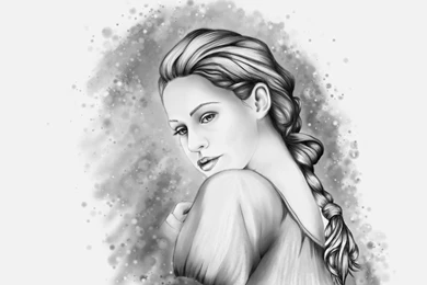 PENCIL DRAWING WALLPAPER   (