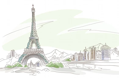 Landscape Color Drawing HD Wallpapers