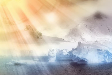 1680x1050 Digital Sun Rays Desktop PC And Mac Wallpapers