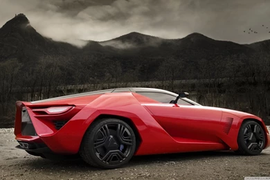 Red Supercar HD Desktop Wallpapers : High Definition : Fullscreen ...