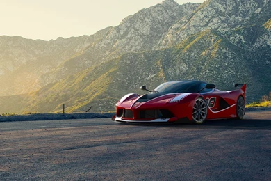 Ferrari, Supercar, Sports Car, Red, Mountains Wallpapers ...