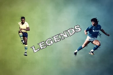 Pele I Maradona By Boki111 On DeviantArt