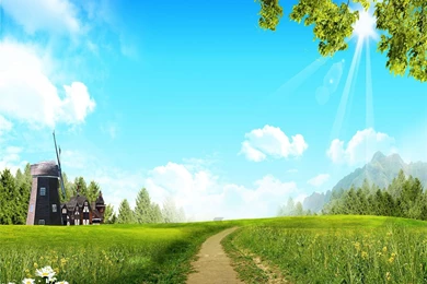 Summer Landscape Wallpapers   Crazy Frankenstein