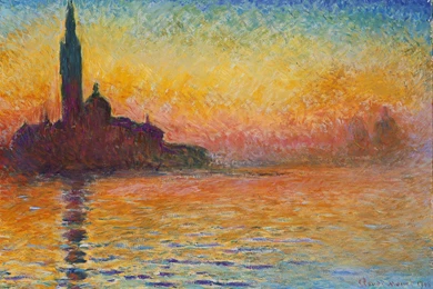 Claude Monet Saint Georges Majeur Au Cr Puscule2 Answering My ...